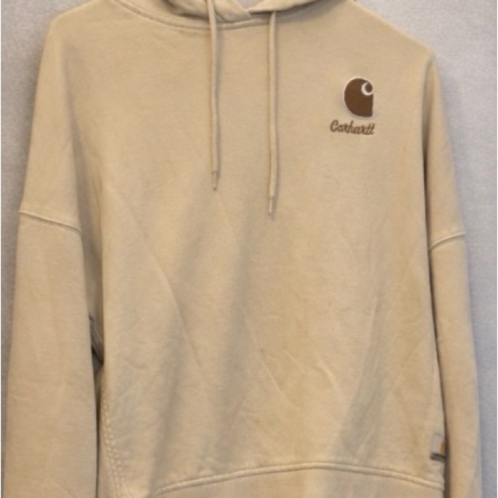 Carhartt Beige Hoodie – Size small